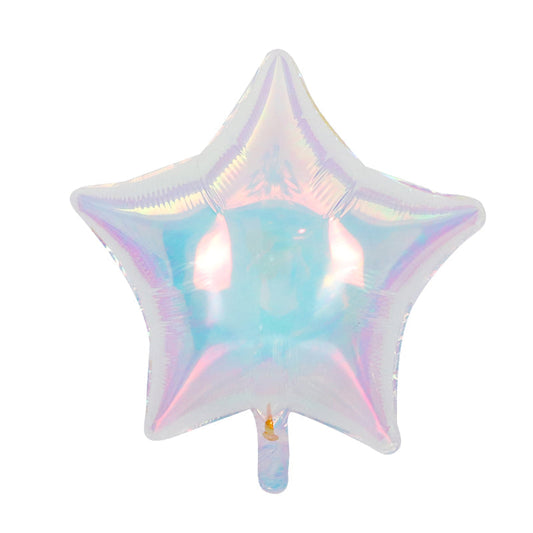 19” Pearl Lustrous Iridescent Star Balloon
