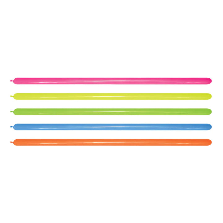 TUBE LATEX BALLOON NEON ASSORMENT