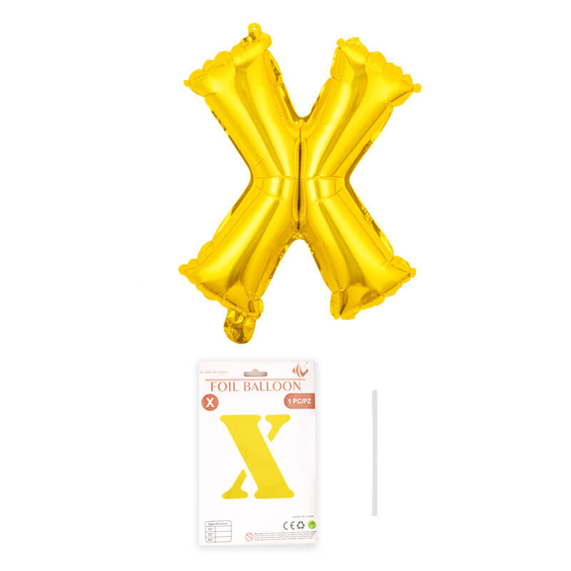 32″ Aluminum Foil Letter Balloon Gold