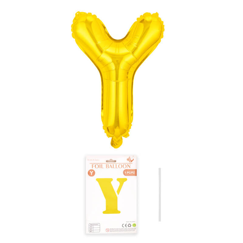 32″ Aluminum Foil Letter Balloon Gold