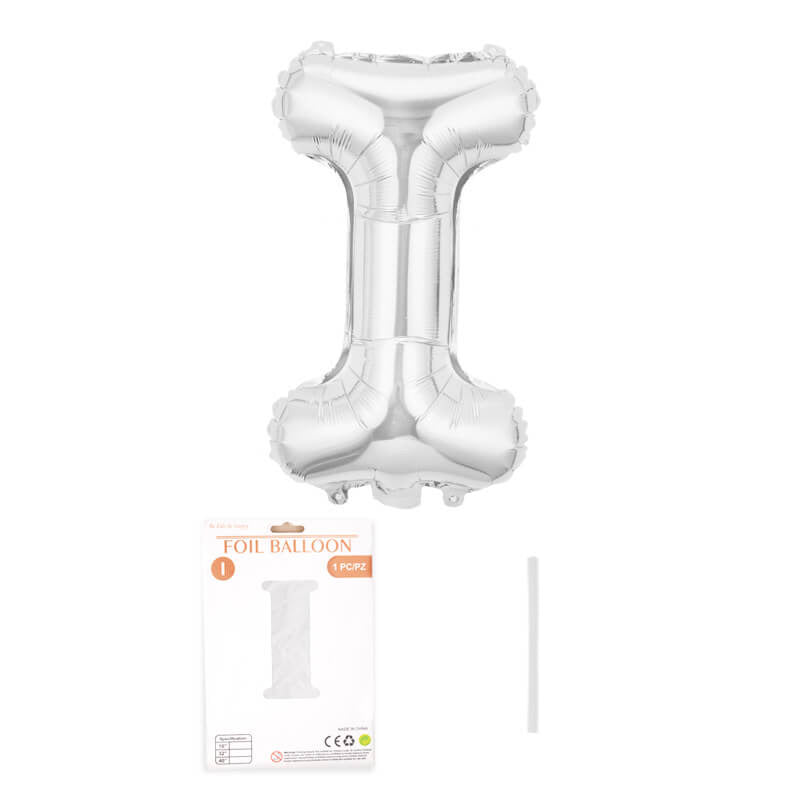 16″ Aluminum Foil Letter Balloon Silver