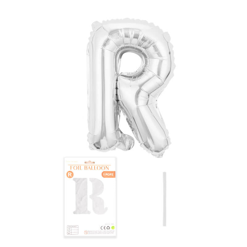 16″ Aluminum Foil Letter Balloon Silver