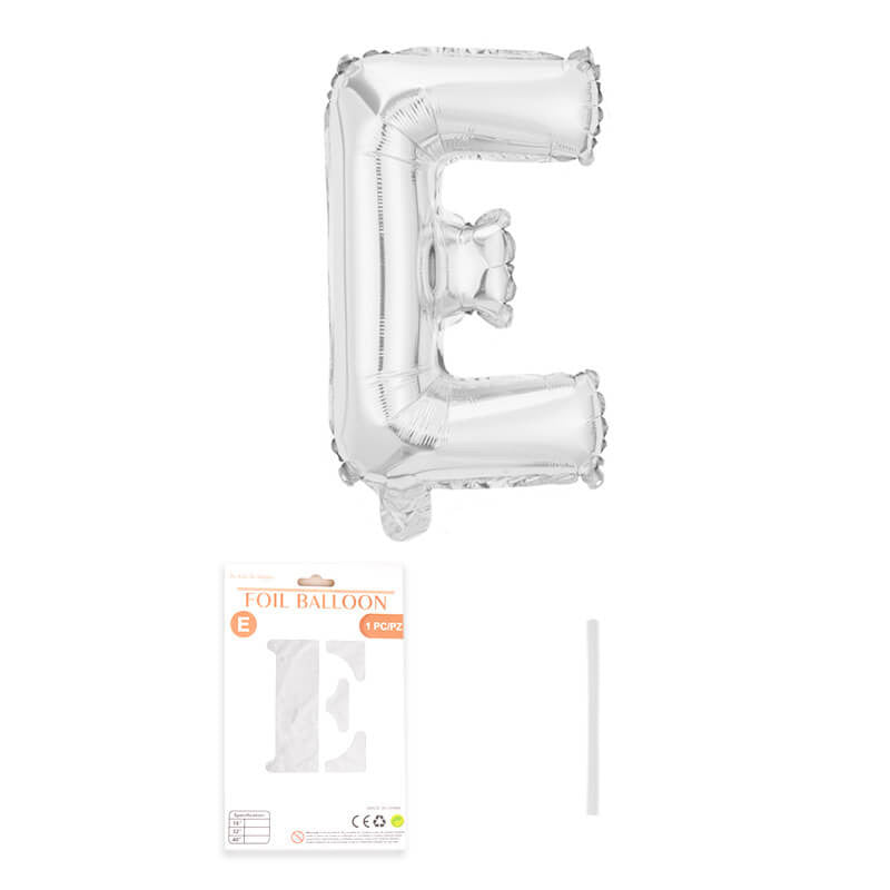 16″ Aluminum Foil Letter Balloon Silver