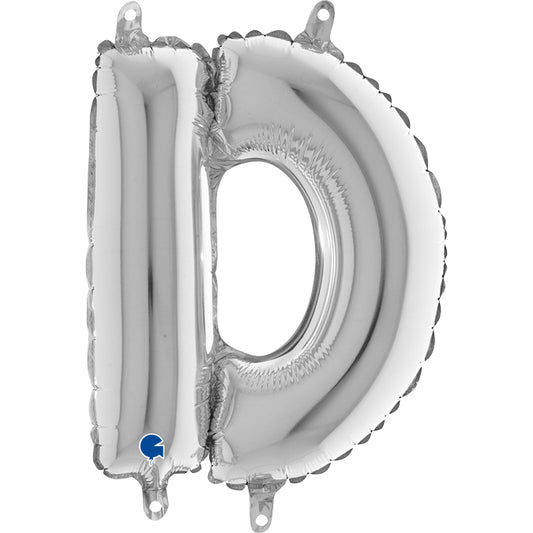 26” Silver Letter D