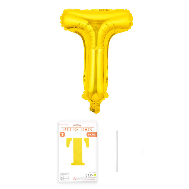 32″ Aluminum Foil Letter Balloon Gold
