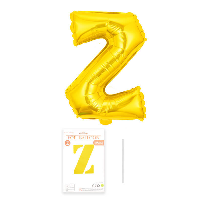 32″ Aluminum Foil Letter Balloon Gold