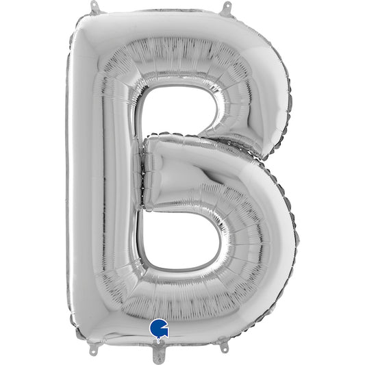26” Silver Letter B