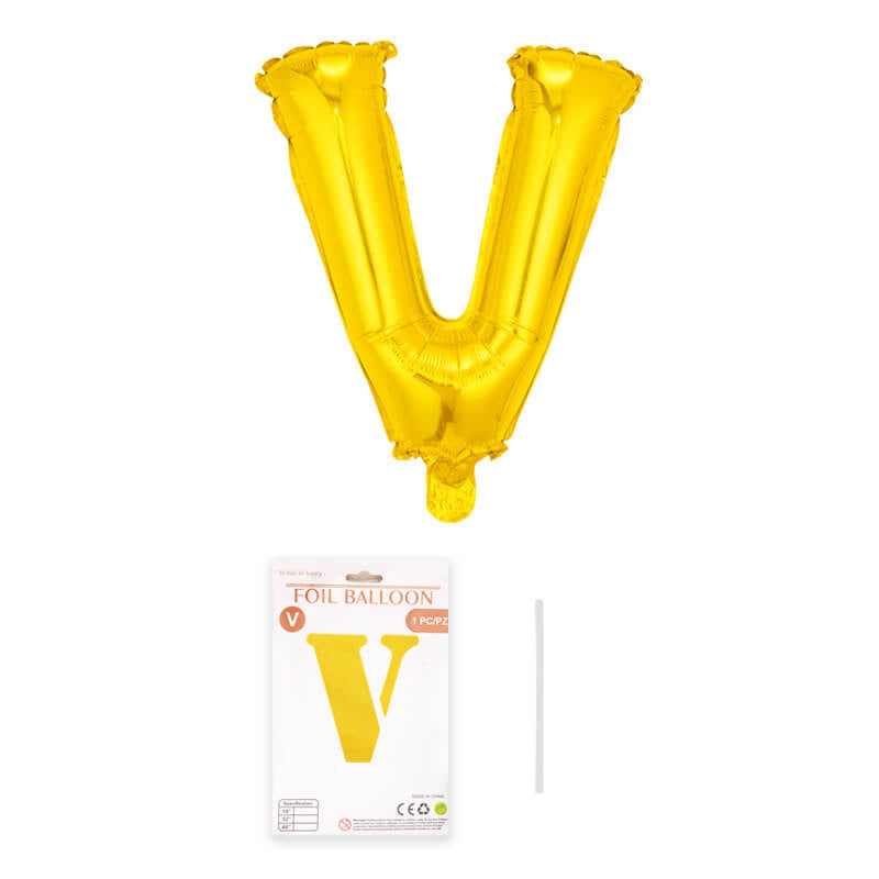 32″ Aluminum Foil Letter Balloon Gold