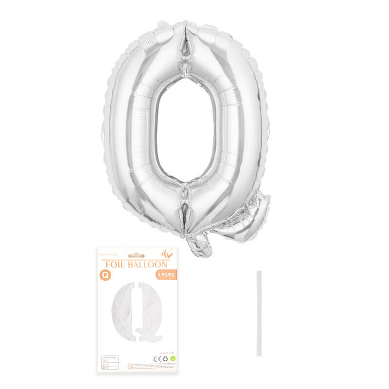 16″ Aluminum Foil Letter Balloon Silver