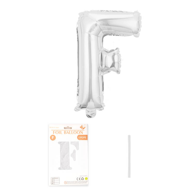 16″ Aluminum Foil Letter Balloon Silver