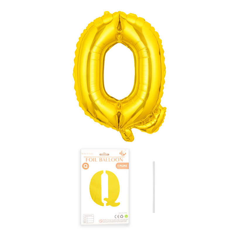 16″ Aluminum Foil Letter Balloon Gold