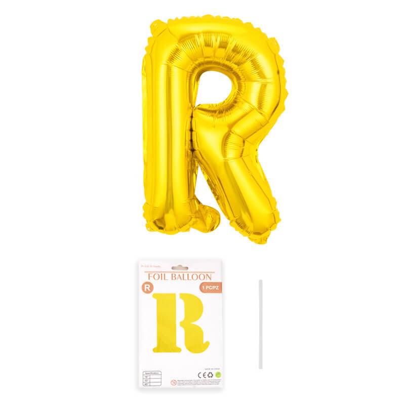 16″ Aluminum Foil Letter Balloon Gold