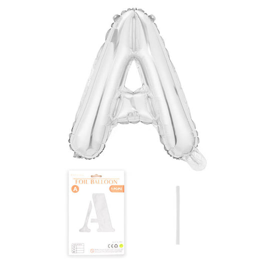 32″ Aluminum Foil Letter Balloon Silver