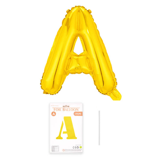 32″ Aluminum Foil Letter Balloon Gold