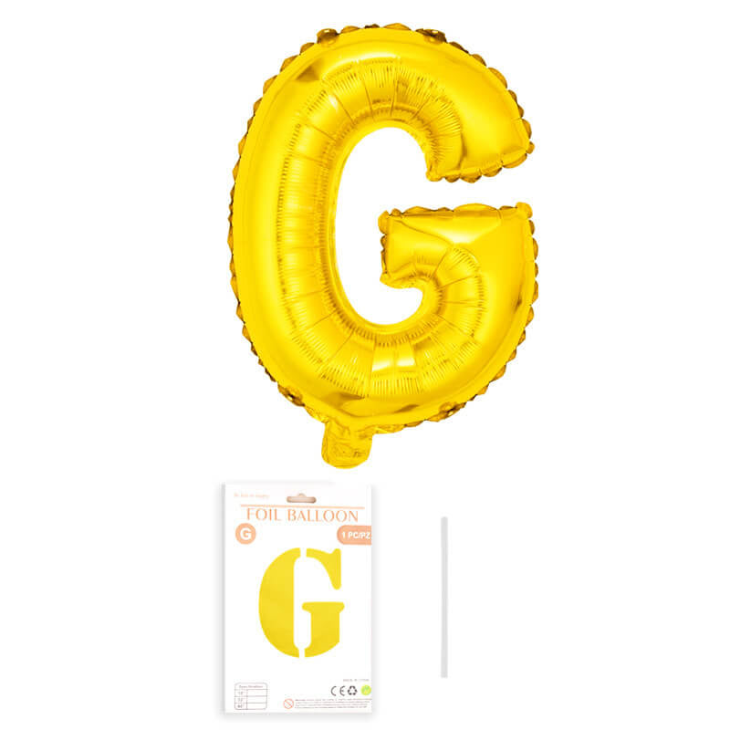 16″ Aluminum Foil Letter Balloon Gold