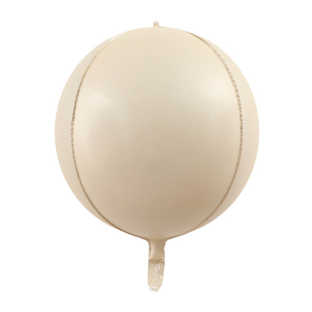 18”Creamy Caramel 4D Foil Balloon