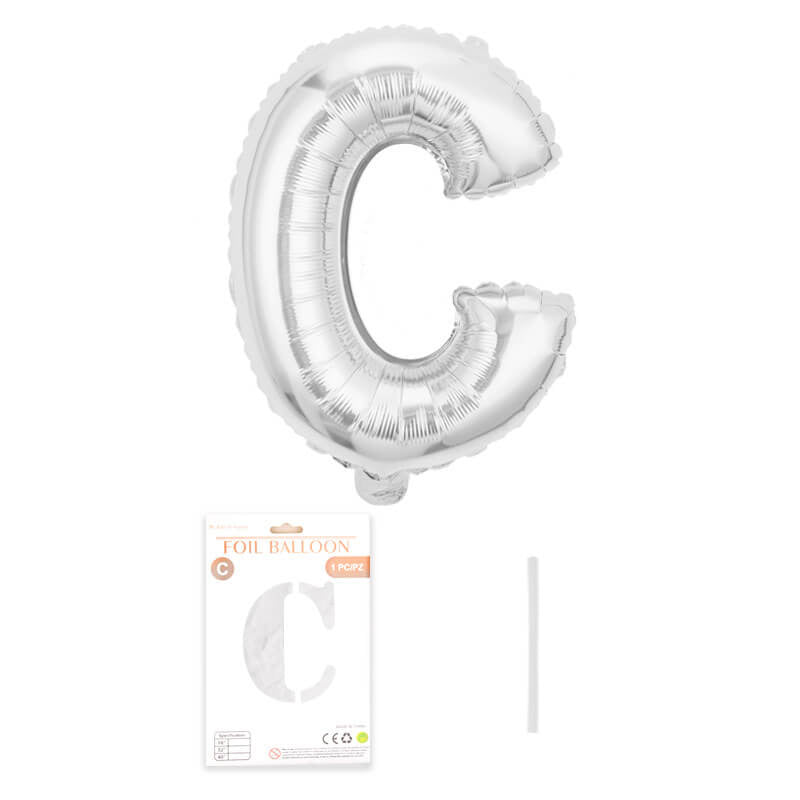 32″ Aluminum Foil Letter Balloon Silver