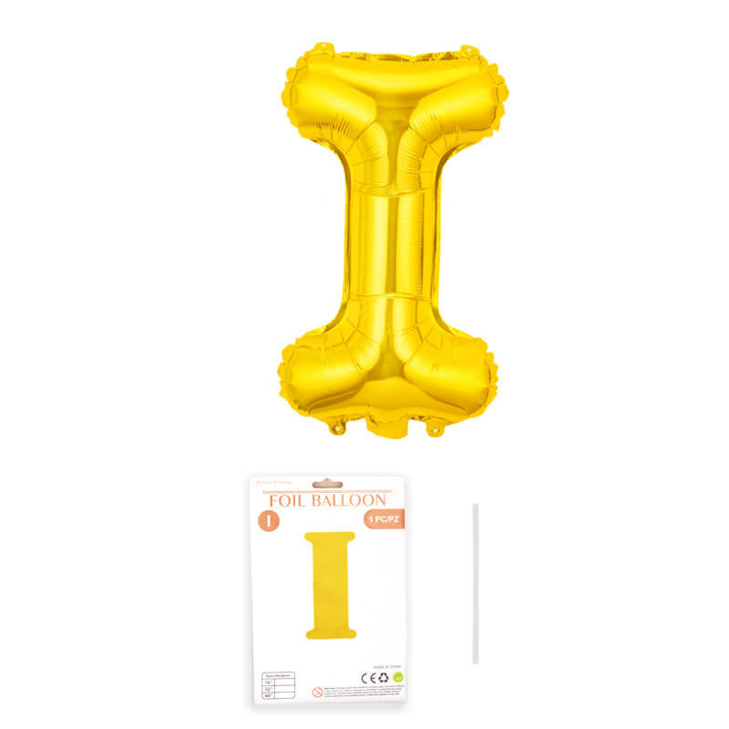 16″ Aluminum Foil Letter Balloon Gold