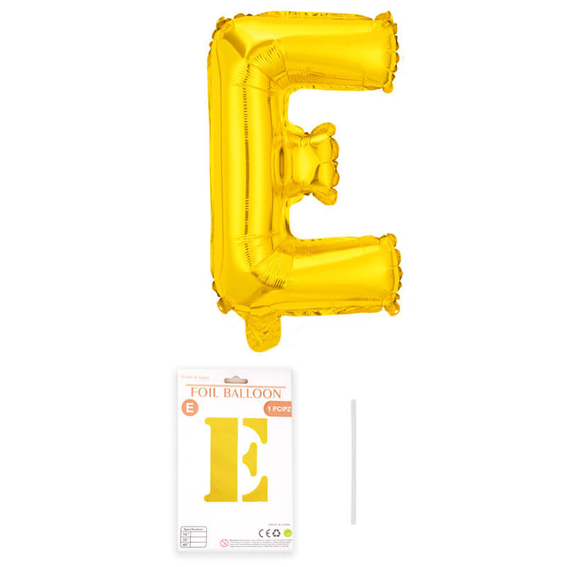 16″ Aluminum Foil Letter Balloon Gold